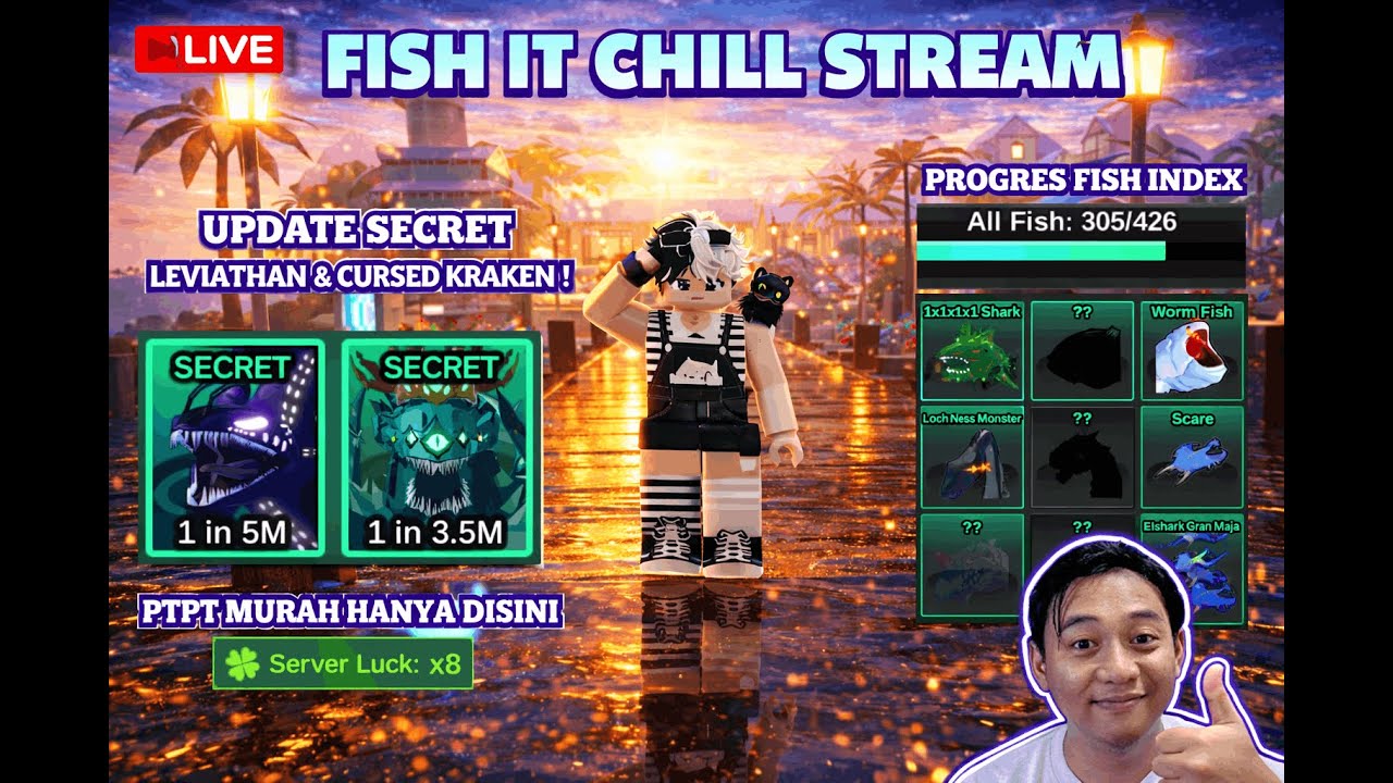 [🔴LIVE ] INFO GALATAMA DI FISH IT? APAKAH DIAMOND ROD KU BISA ANGKAT SECRET?  #fishit #roblox