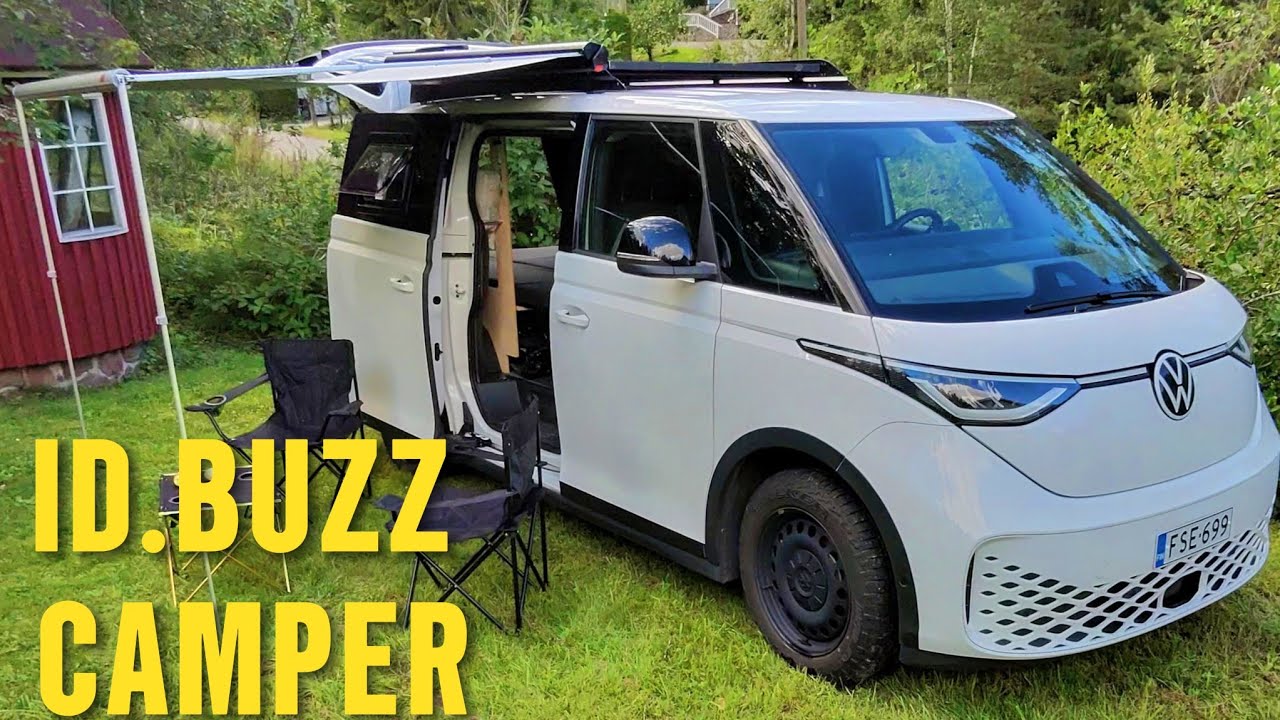 552. Rakennetaan sähköretkeilyauto, ID.Buzz-Camper, osa 5: markiisi ja projektin tilannekatsaus