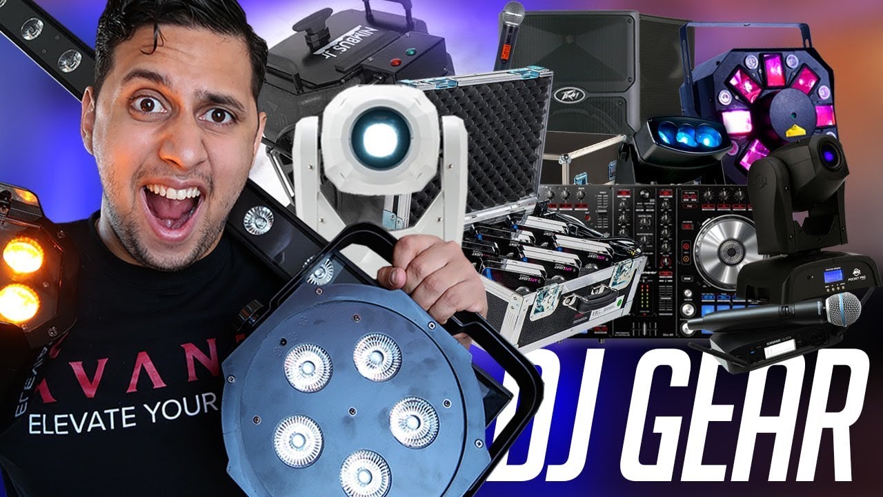 DJ GEAR: Полный обзор всего моего DJ оборудования (динамики, свет, микрофоны, эффекты)