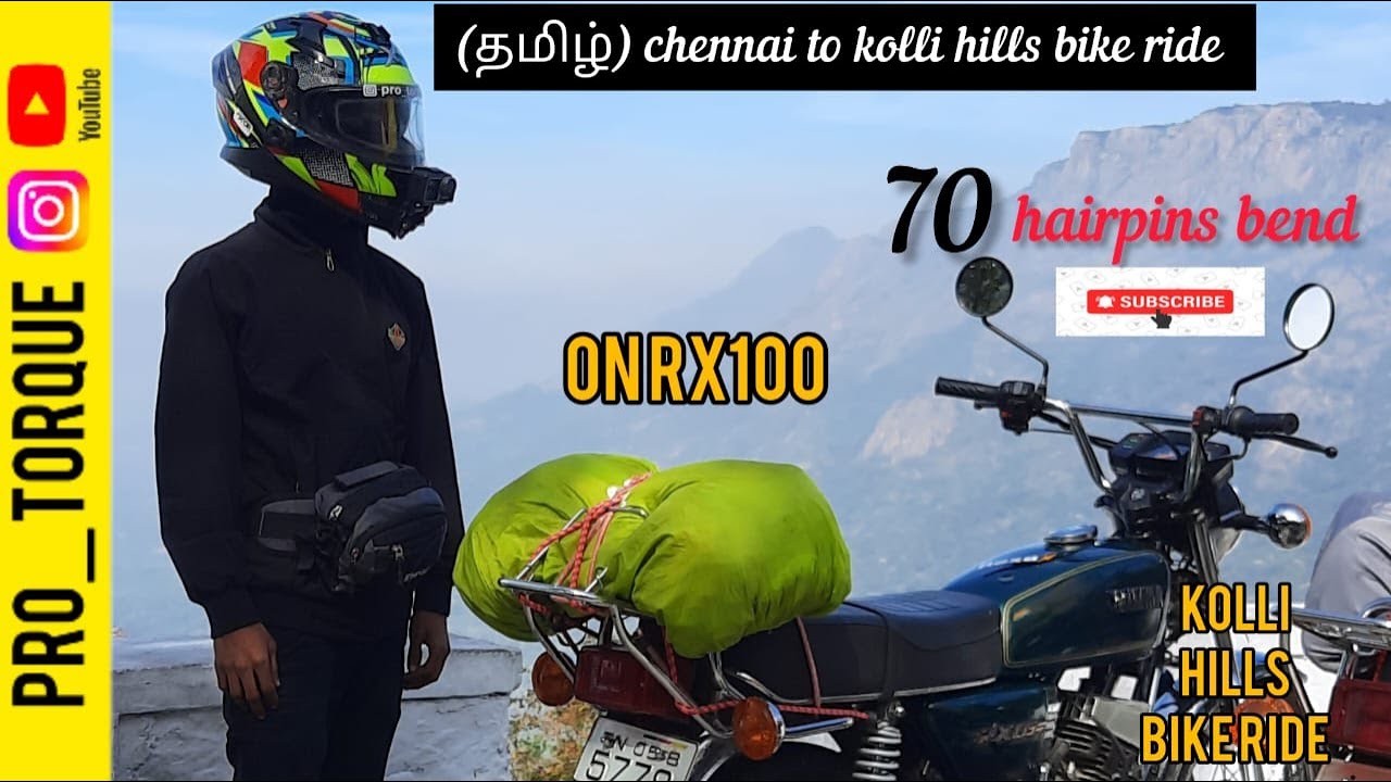 Chennai To Kolli Hills Bike Ride In Rx100 Tamil Vlogs | 70 Hairpin Bends | Part-1| 350Kms