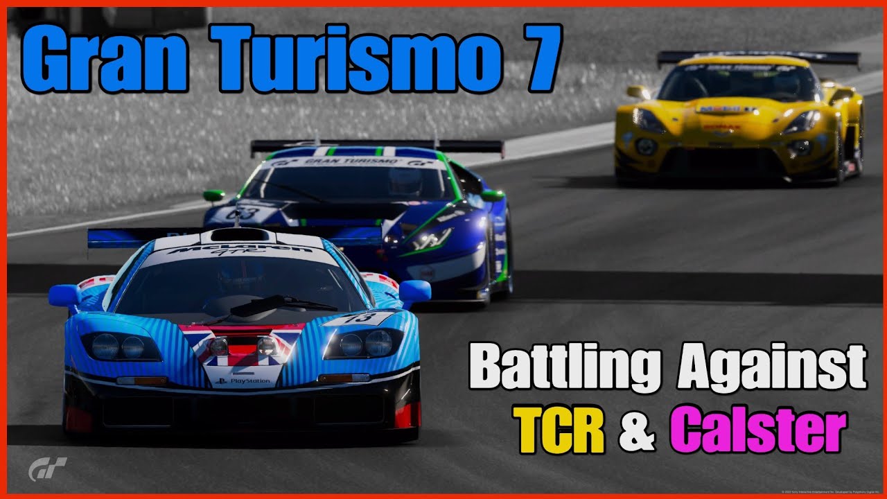 Gran Turismo 7 Battles vs TCR and Calster