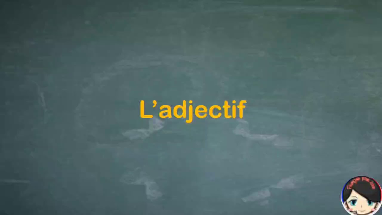 l'adjectif