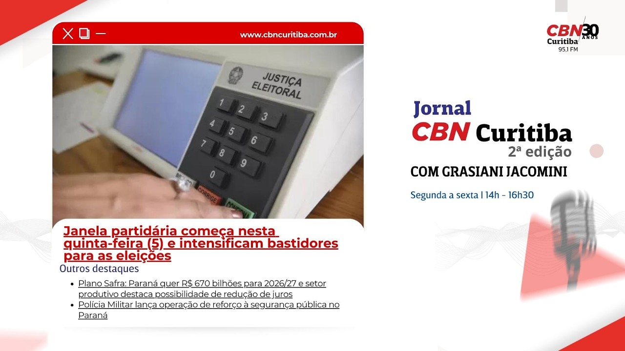 CBN Curitiba 2ª Edição | 05 de março