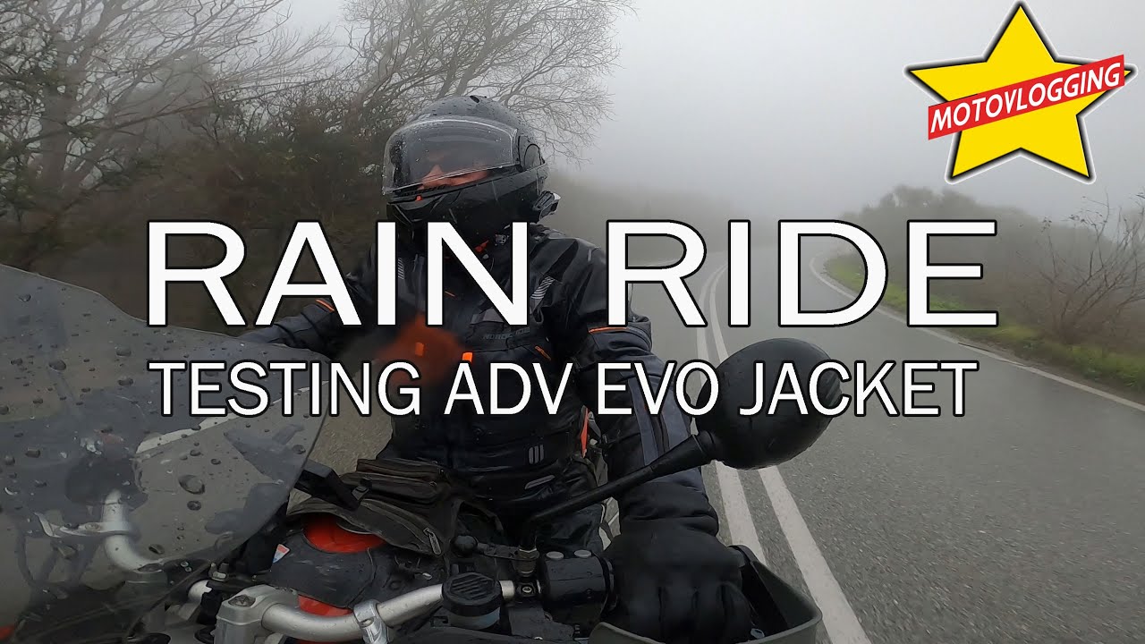 Riding in the rain and testing the NORDCODE ADVENTURE EVO 4 SEASON JACKET