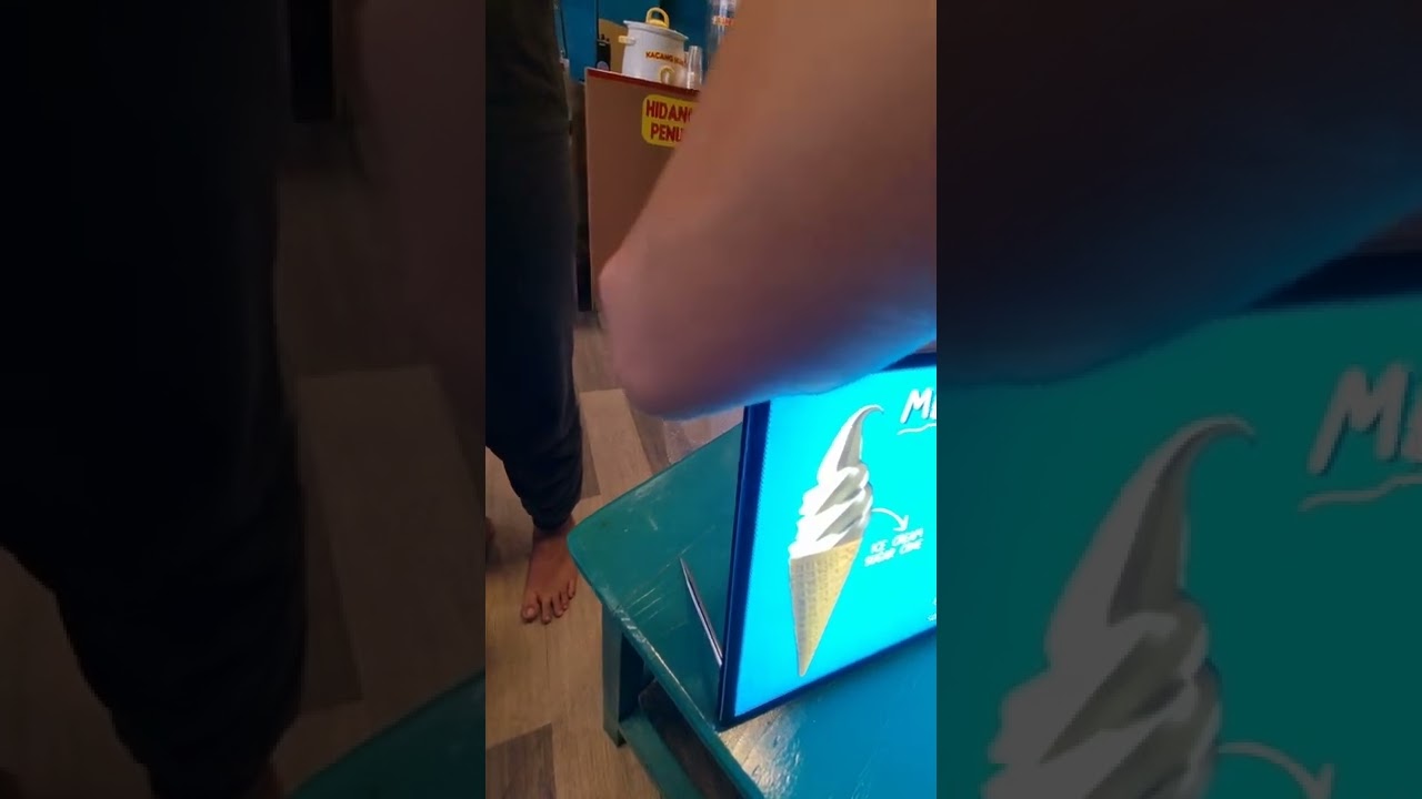 Display menu LED Slim Light A4