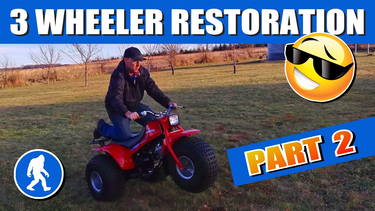 Honda 3 Wheeler Restoration and Engine Rebuild ATC 110 - Part 2