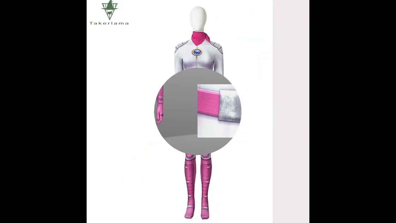 Princess Peach BikeSuit Cosplay Costume Mario Kart 8 The Super Mario Bros. Movie  #Takerlama