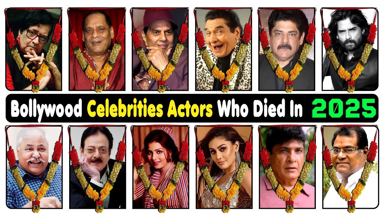 Bollywood Celebrities Actors Who Died In 2025 || Indian Stars Who Passes Away In 2025 | Actors Death