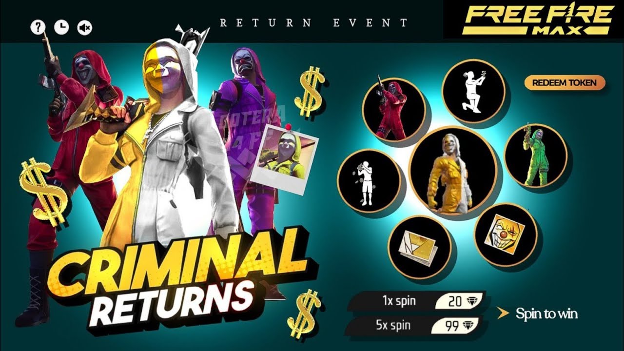 Criminal Bundle Return Confirm Date🤯💥 | All Criminal Bundle Return | Ff New Event | New Event Ff