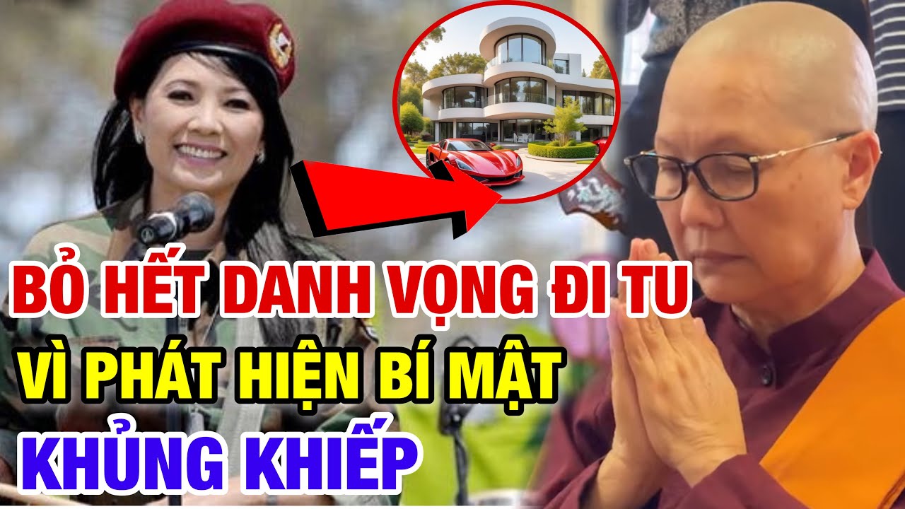Đến Giờ; Ẩn T&igrave;nh Khiến NGỌC ĐAN THANH Từ Bỏ T&agrave;i Sản Trăm Tỷ Đi Tu Ngay Nửa Đ&ecirc;m Mới Được H&eacute; Lộ..