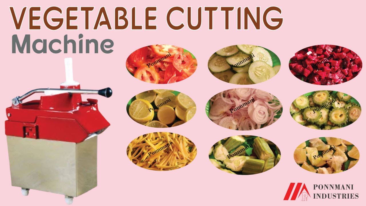 Commercial Vegetable Cutting Machine | Ponnmani Industries