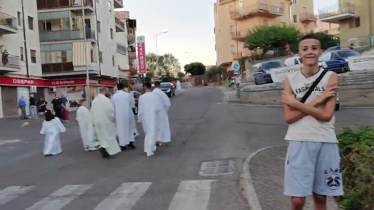 Madonna del Carmine processione dalla 