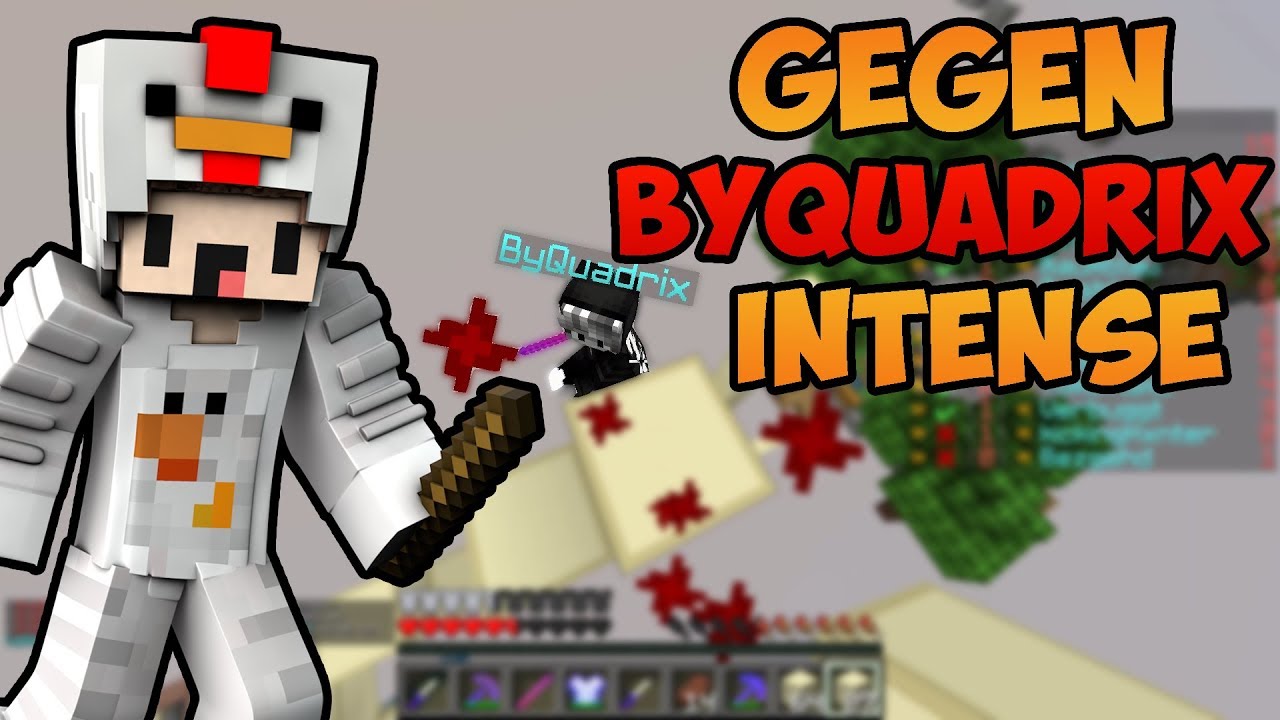 Gegen ByQuadrix im Youtuberbattle 1vs1! Intense Duell! | Craftwars PvP-Event!