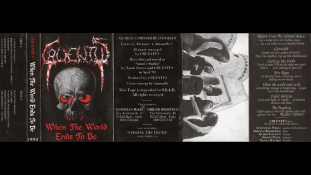 CRUENTUS &ndash; When The World Ends To Be (1994)