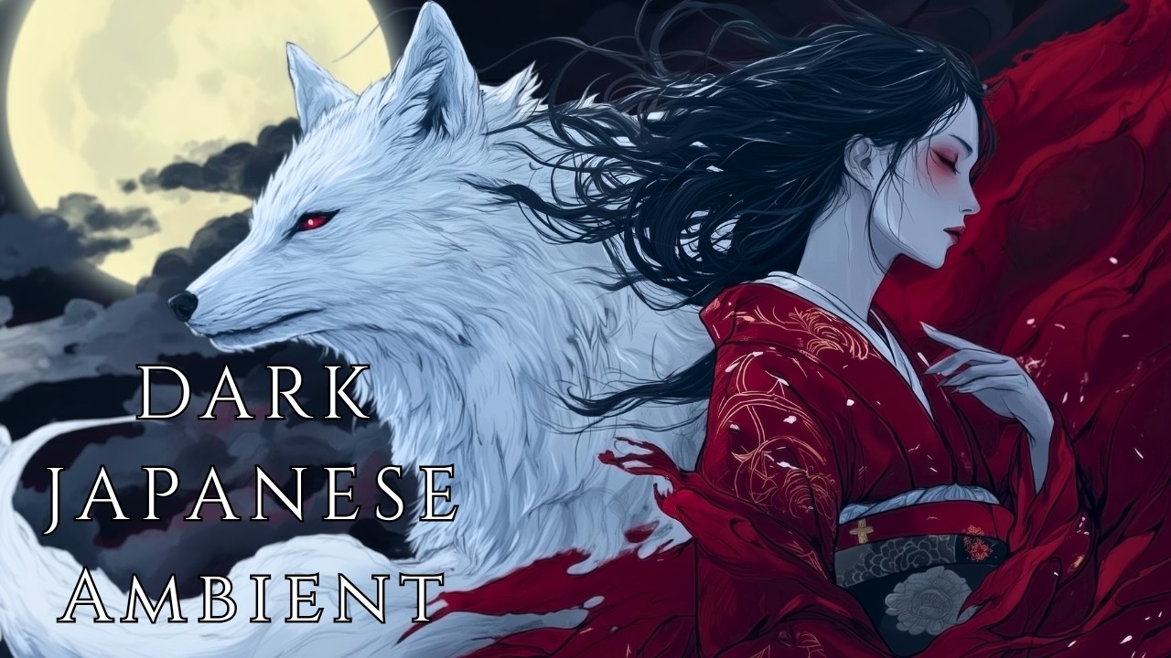 Dark Japanese Ambient – The White Wolf & Shrine Maiden | Koto & Shakuhachi