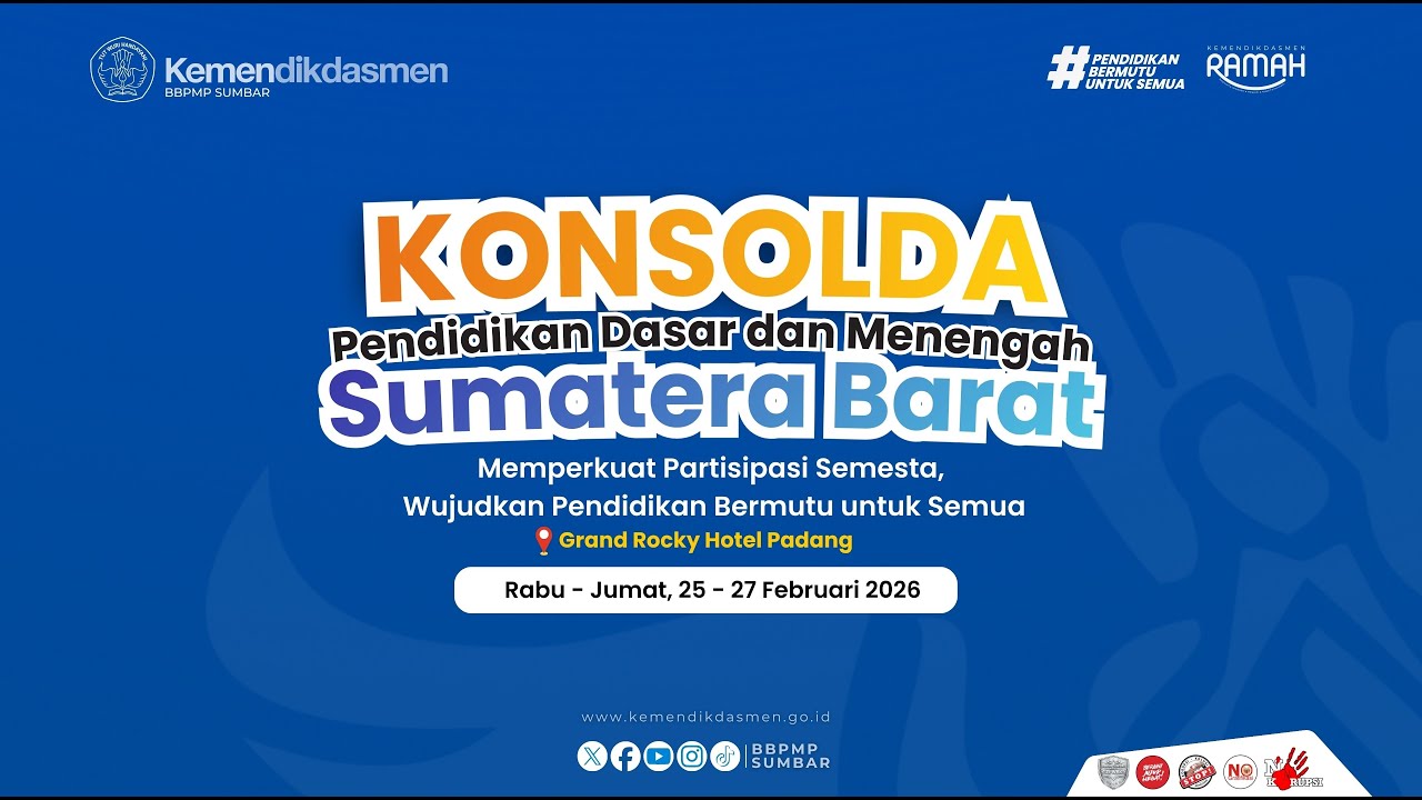 (H-2 Part-2)Konsolidasi Daerah Pendidikan Dasar dan Menengah Provinsi Sumatera Barat Tahun 202