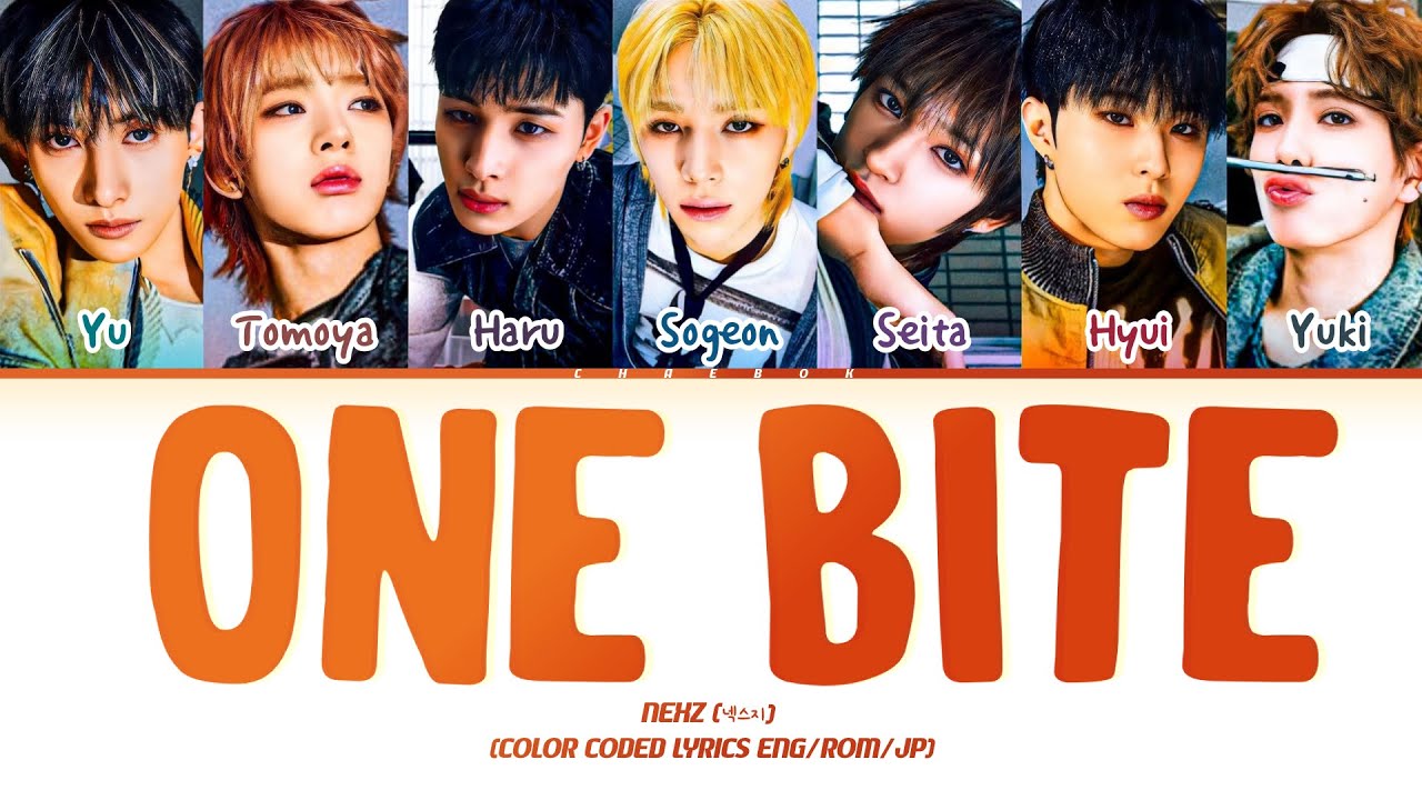 Nexz 'One Bite' Lyrics (One Bite 가사) [Color Coded JP_Rom_Eng]