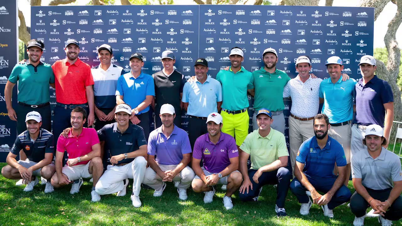 Fotos de los jugadores de golf espa&ntilde;oles del EDAM2019