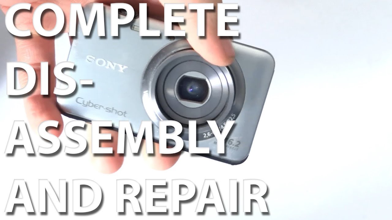 How to fix SONY Cyber-shot Camera, WX9 Disassembly
