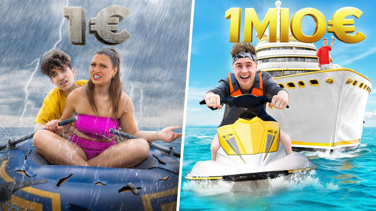 1&euro; Boot Vs. 1.000.000&euro; Luxus Yacht (Feat. Alex, Lucy, Noel)