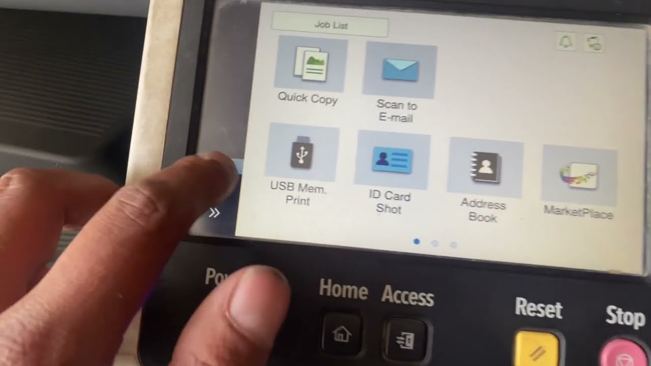iP ADDRESS SETUP IN KONICA MINOLTA C227i C226i |NETWORK  PRINTER DRIVER IN KONICA MINOLTA COPIER