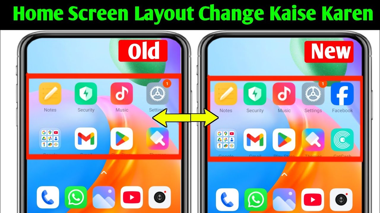 Home Screen Layout Change Kaise Karen | Home Screen Layout