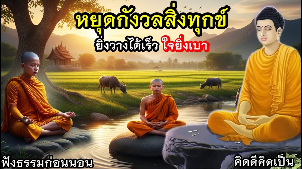 อย่ากังวลสิ่งทุกข์ ยิ่งวางได้ ใจยิ่งเบา🙏ใจสงบมาก(1420)15