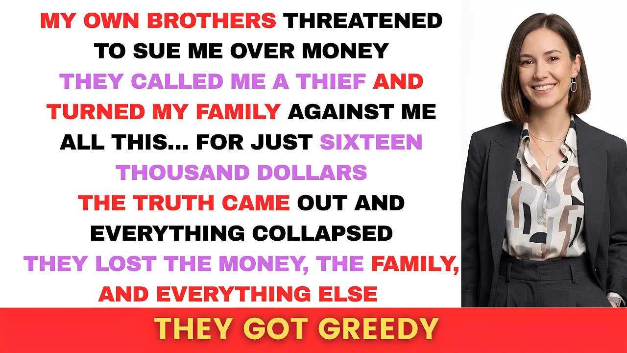 My Half Brothers Tried to Sue Me for $16,000… It Cost Them $158,000 and Destroyed Their Family