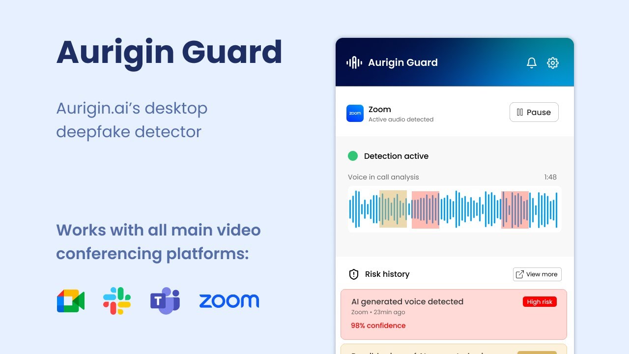 Aurigin.ai - Deepfake Detection App