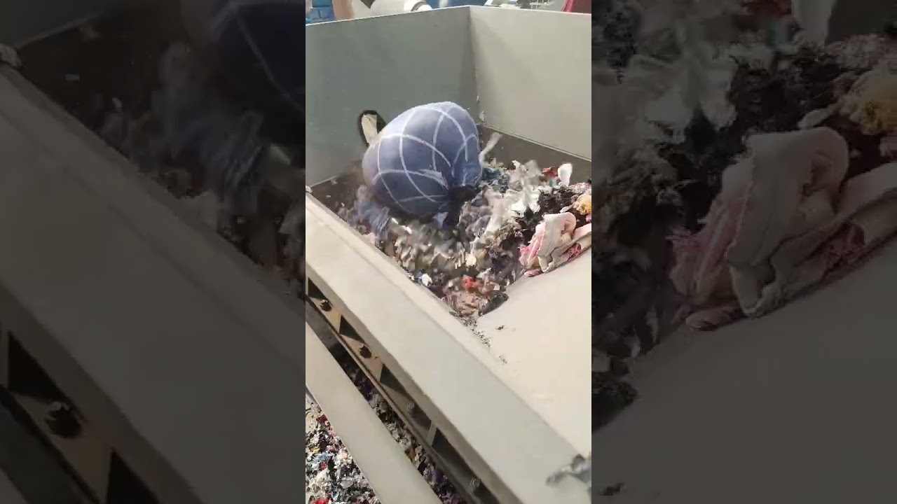 Old clothes shredder，Waste cloth shredder，Plastic Crusher 