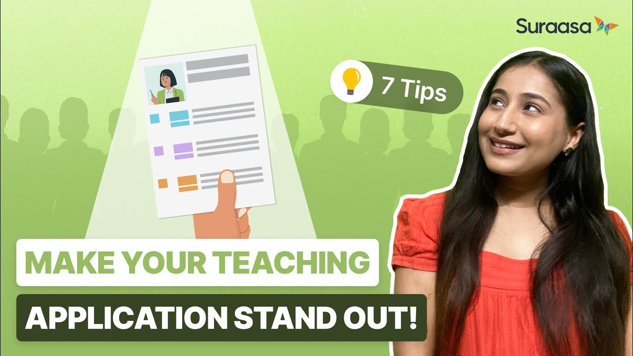 7 tips to make your teaching application stand out in 2024 | Suraasa #job #teacher #interview