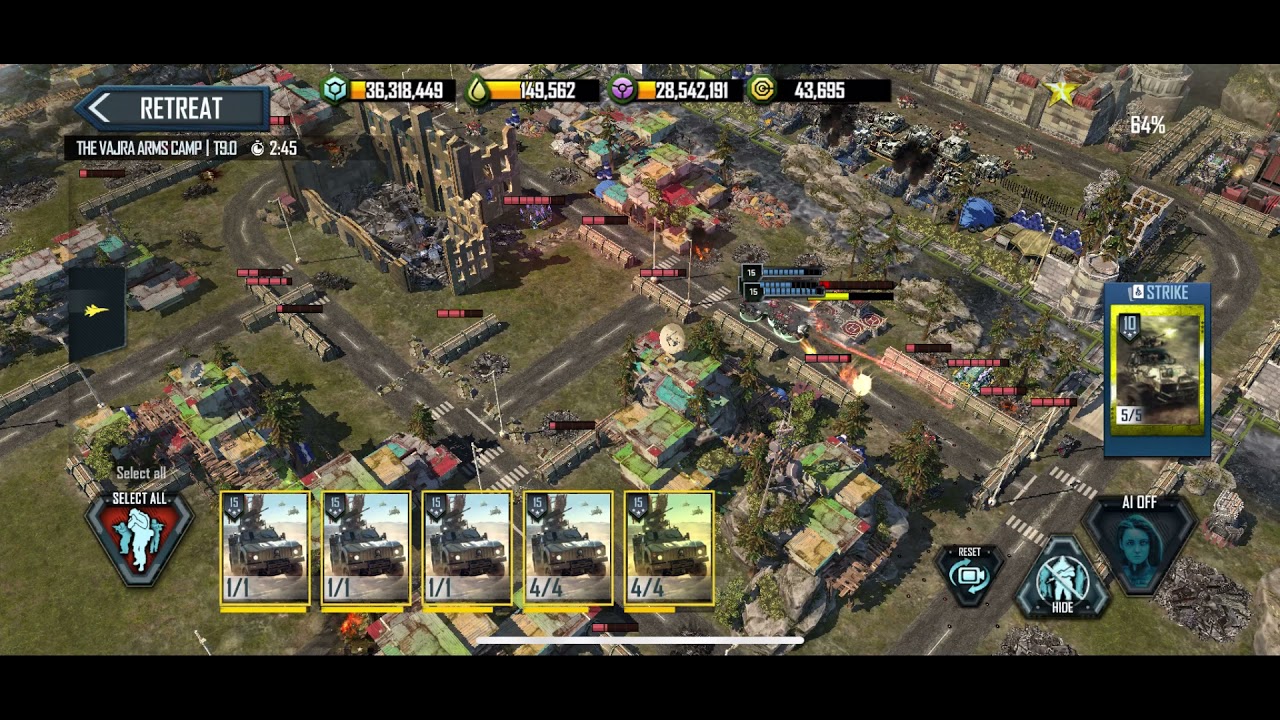 War Commander: Rogue Assault - Stoic Sentinel (T9.0) [Scimitars w/ stock equipment + F35s]