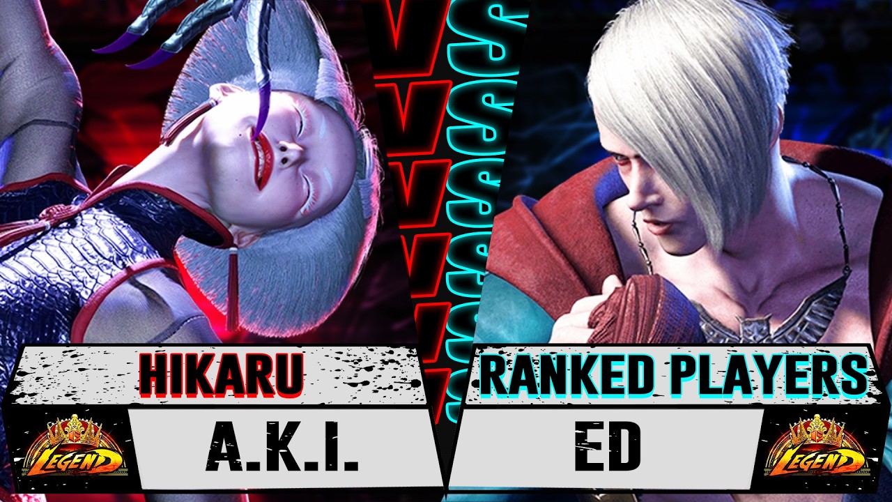 Hikaru (1 Ranked A.K.I.) vs Ranked Players - Street Fighter 6
