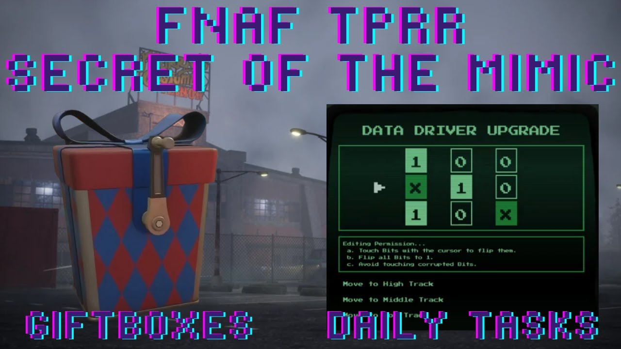 FNAF TPRR SOTM Giftboxes & Daily Tasks
