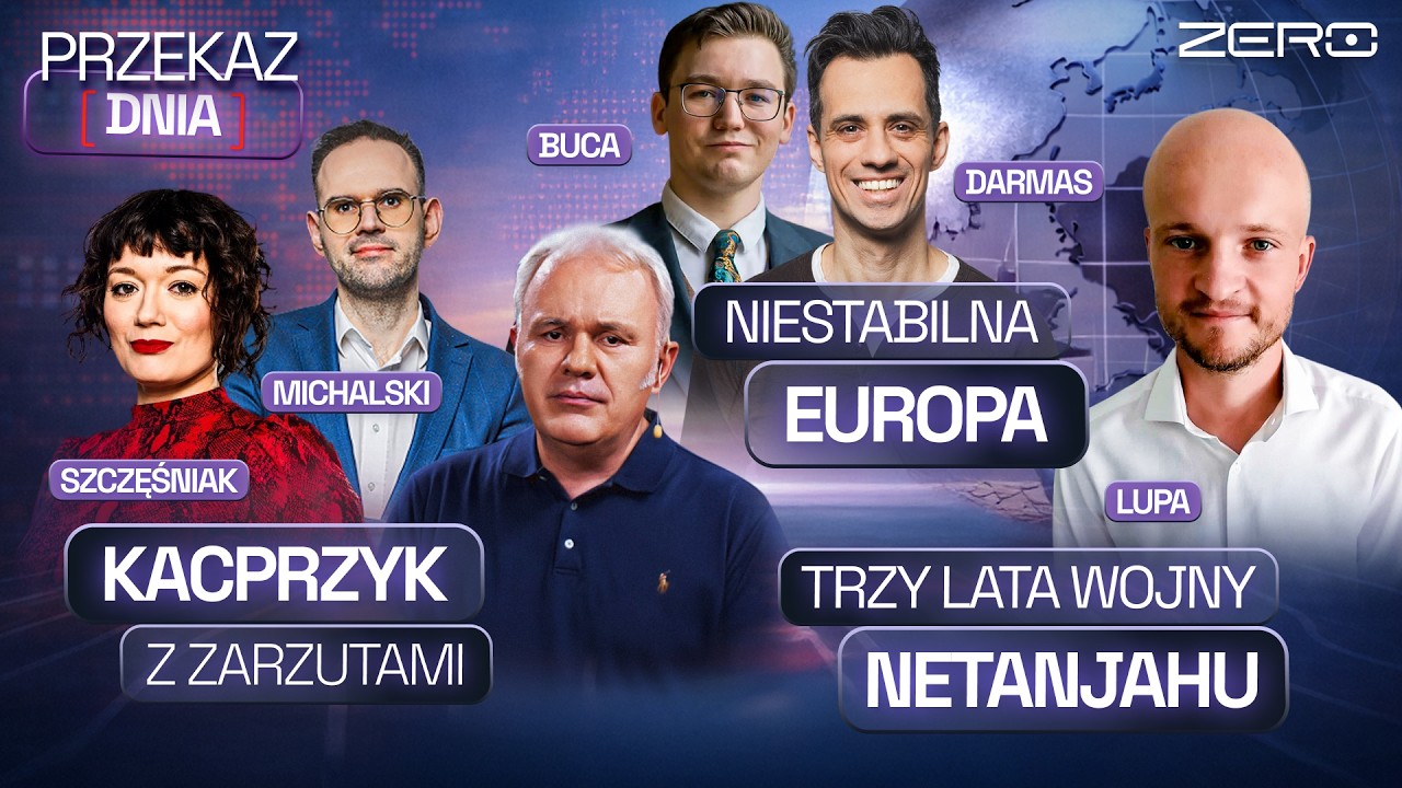 ATAK NOŻOWNIKA, KACPRZYK, SPRAWA RPD, TVN, FRANCJA, HISZPANIA, GAZA - PRZEKAZ DNIA