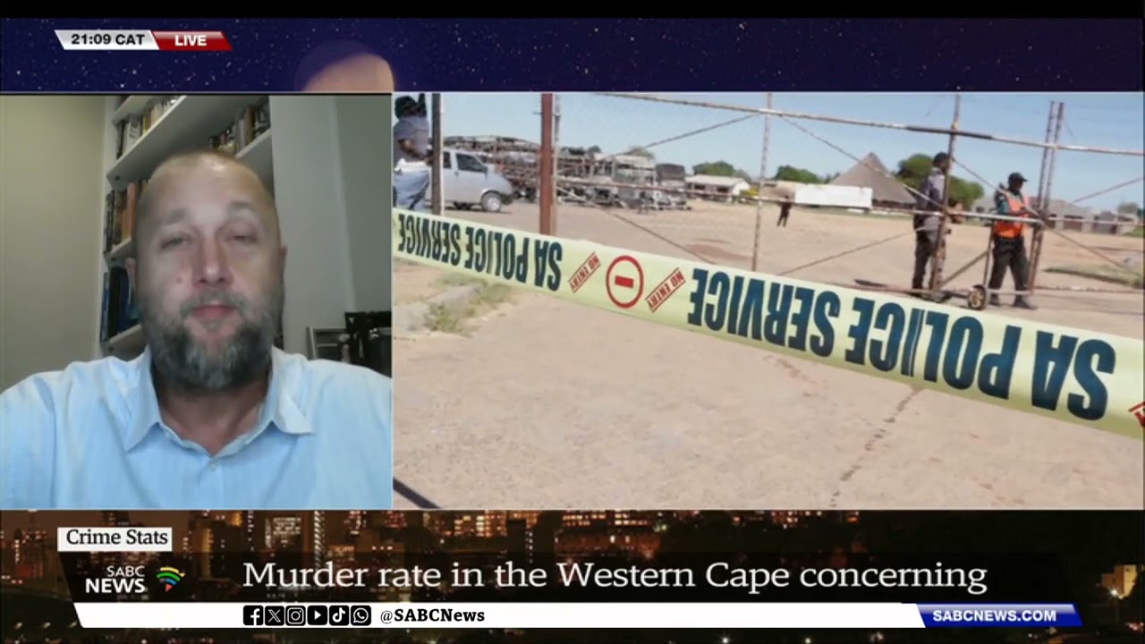 Crime Stats | Murder rate in the Western Cape concerning: Chad Thomas