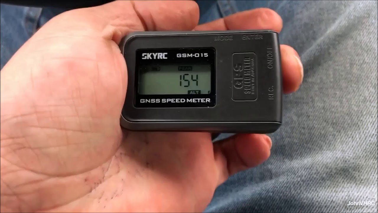 SkyRC GSM-15 GPS Speed Meter logger Unboxing Review Flight test