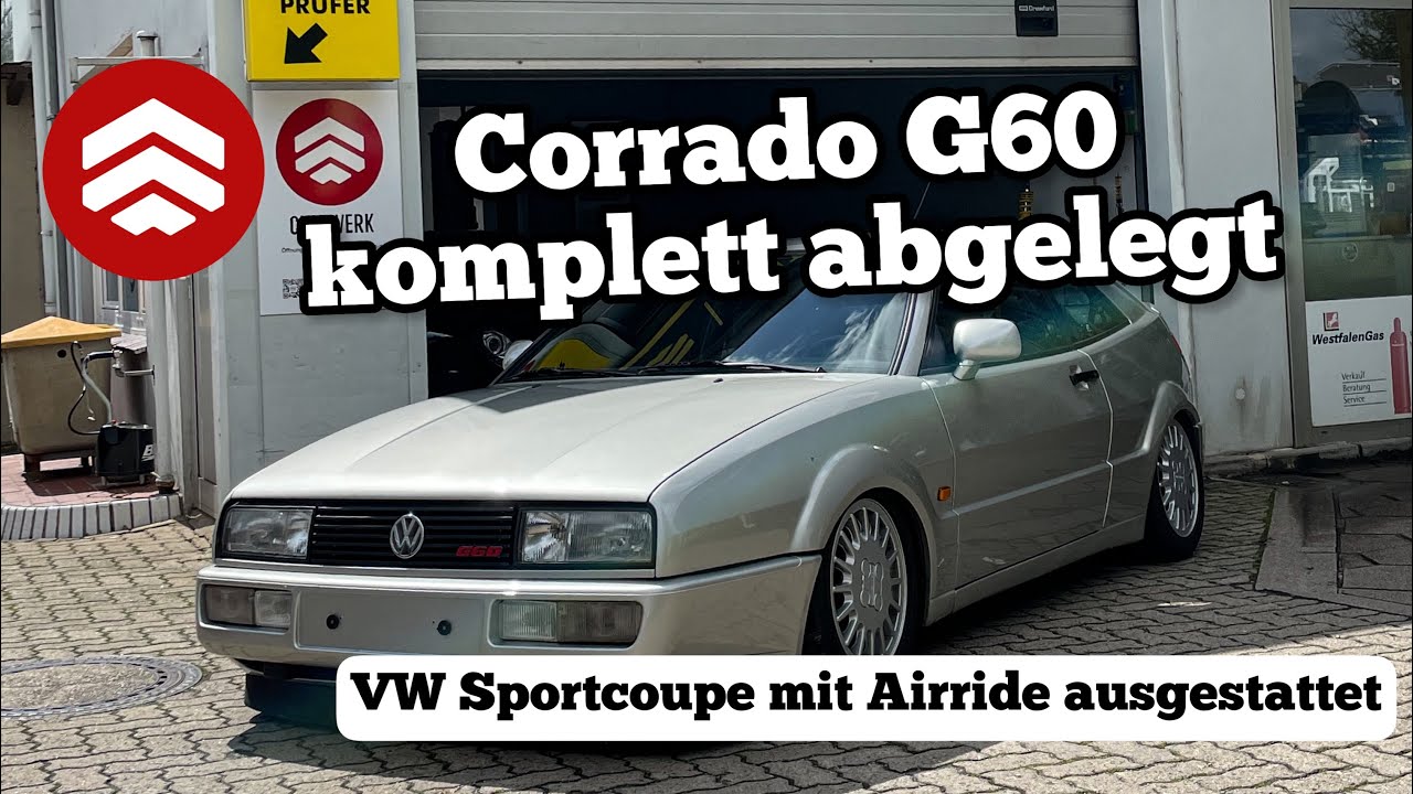 VW Corrado komplett abgelegt - Air lift AIRRIDE mit verstecktem Tank & Kompressor - cultwerk