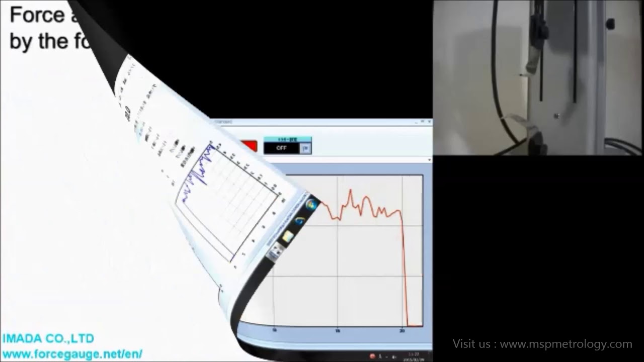 Imada (Japan) Digital Force Gauge ZT Series : Use with Test Stand and Software