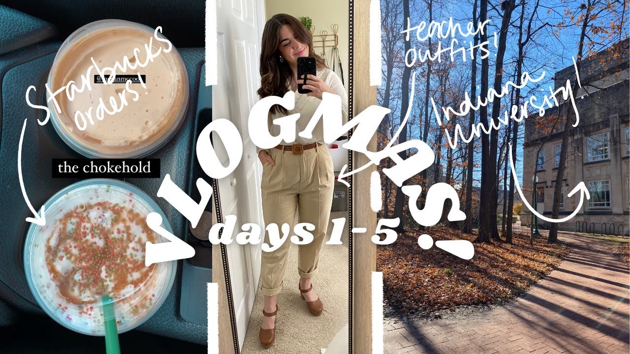 grad school days in my life (vlogmas days 1-5!) phd student @ IU