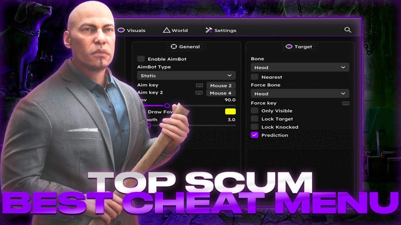 **Divine** Top SCUM - Best Cheat Menu | Undetected Hacks For Scum | Aim, Esp & Many | Free 100%