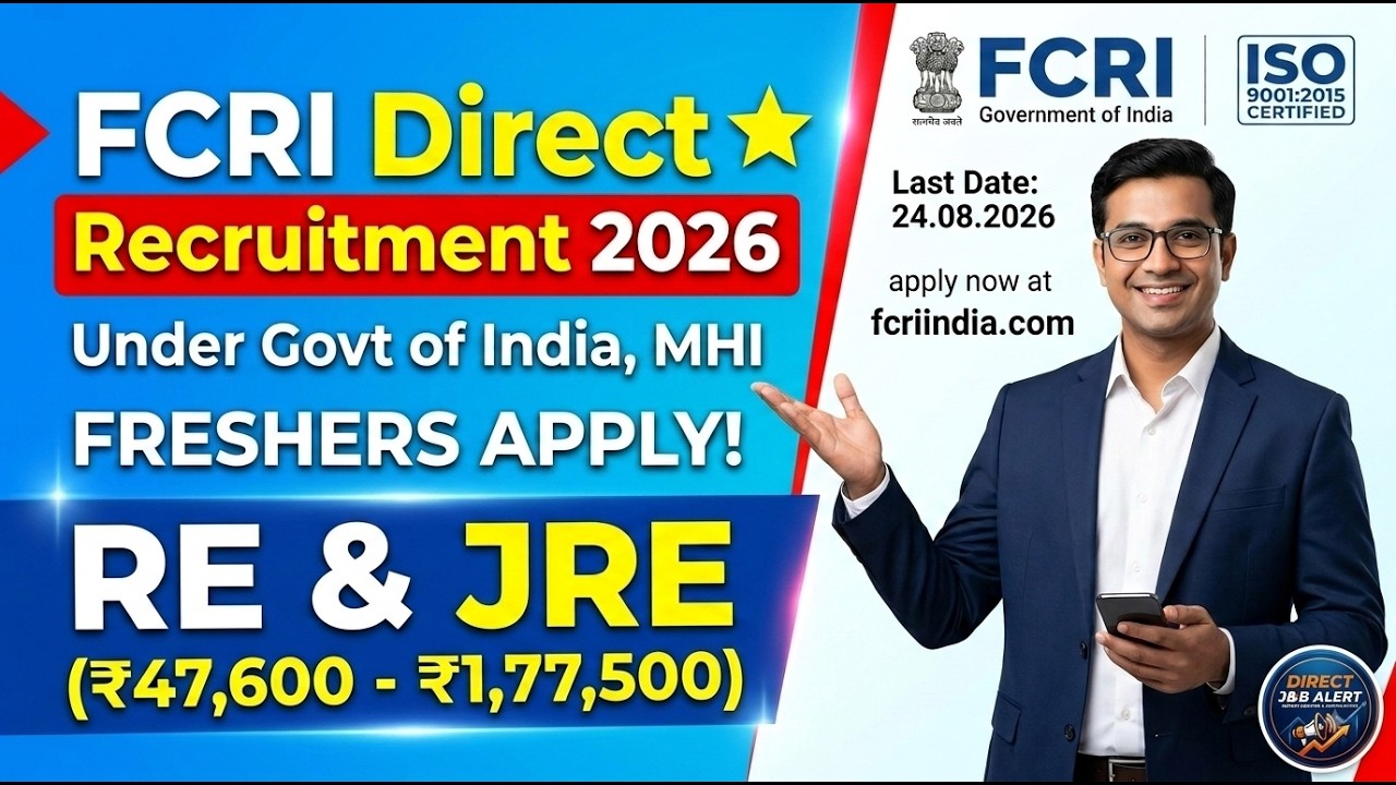 🚨 Govt Job Alert 2026: Direct Recruitment in Heavy Industries! 💼✨