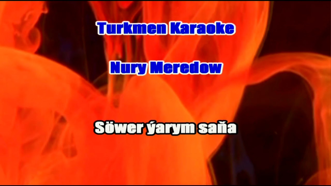 Nury Meredow Cykmadyn minus karaoke turkmen aydymlar minus karaoke