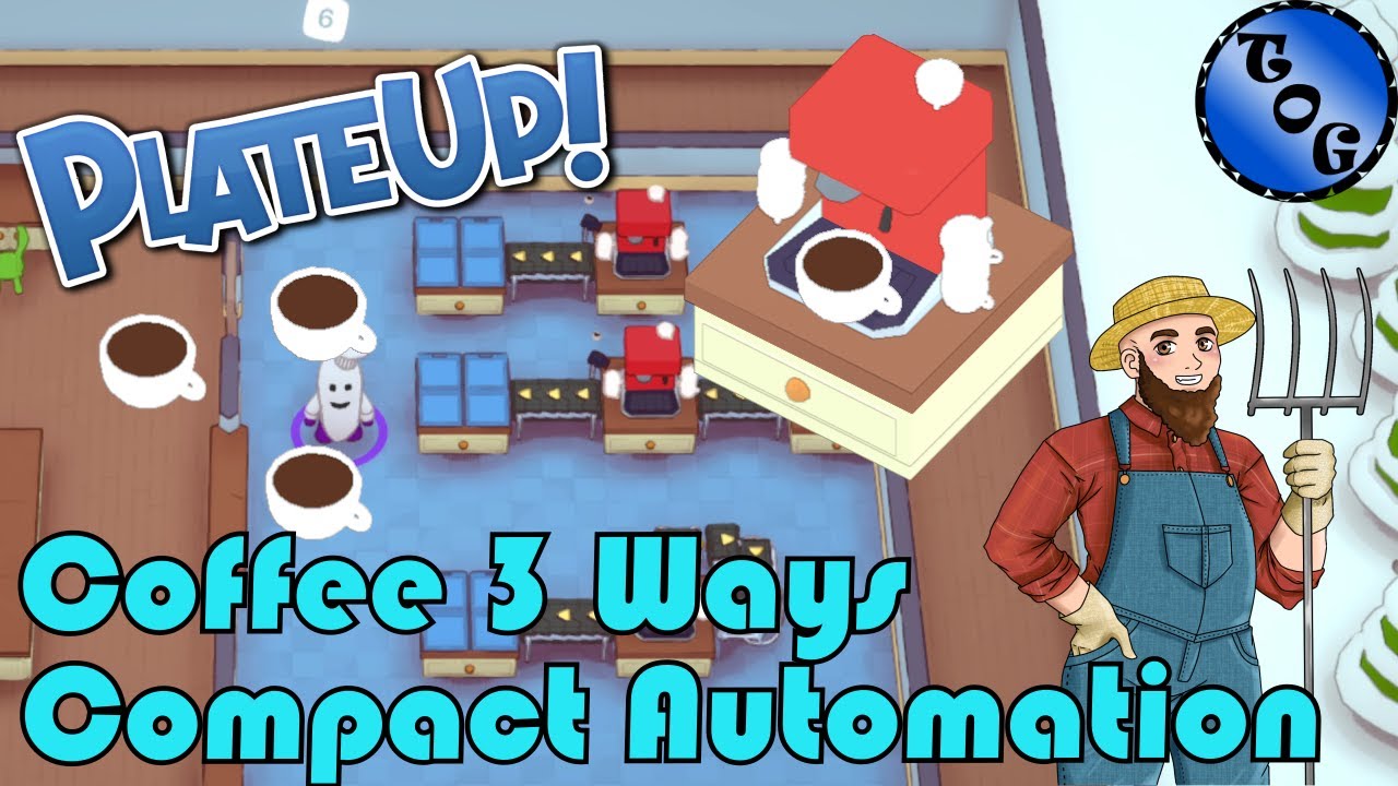 PlateUp! I Coffee 3 Way - Which is FASTER? - Coffee Automation I Halloween Update I Tutorial
