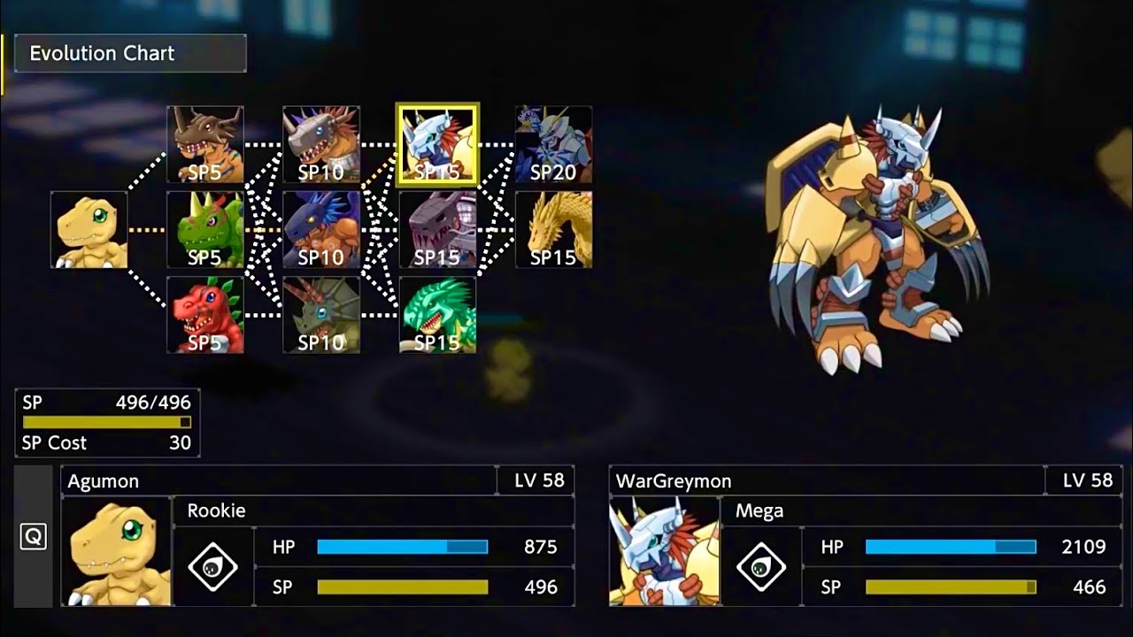 All Agumon Evolutions (Digimon Survive)