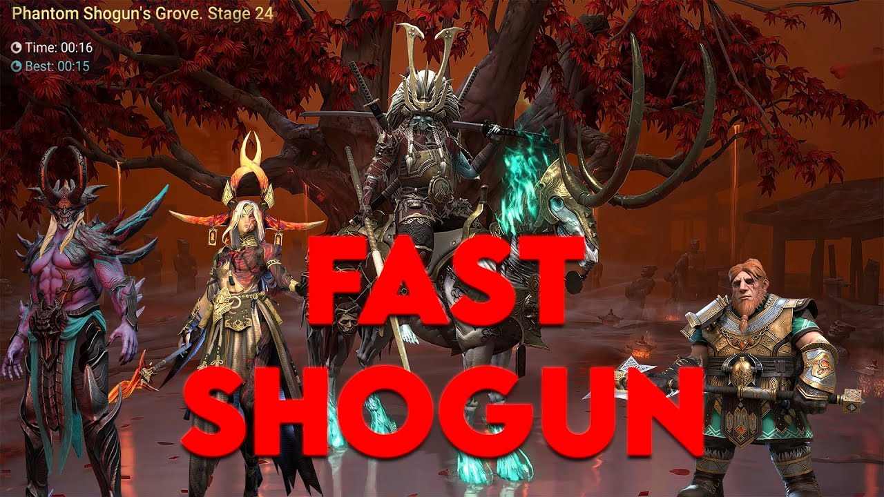 15 Second Phantom Shogun Team! Unleash the Gnut! | Raid: Shadow Legends