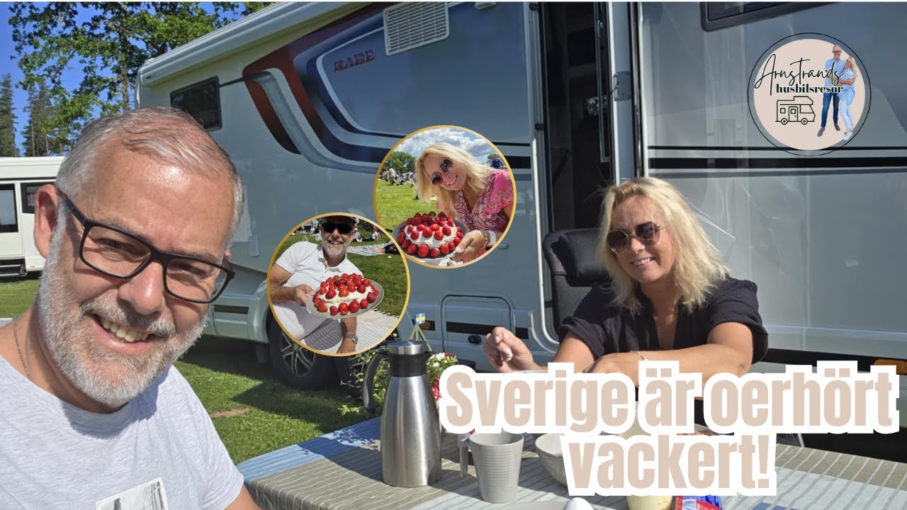 Trångt vid Hofsnäs herrgård men vi hittar en idyll strax intill - Arnstrands Husbilar