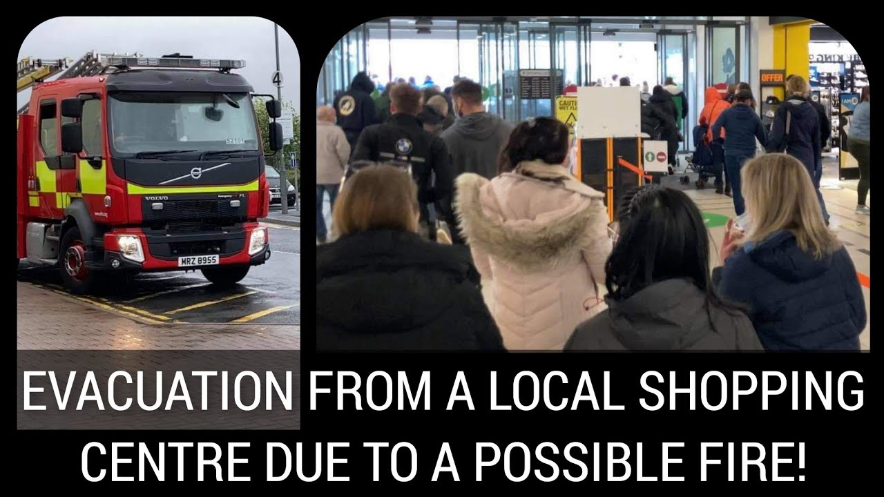 EVACUATION FROM A LOCAL SHOPPING CENTRE DUE TO A POSSIBLE FIRE! 🔥🧯🚒