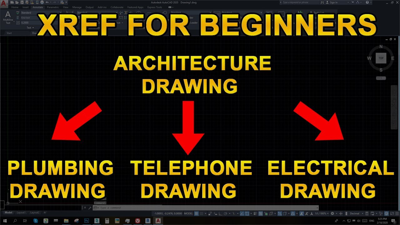 How to make XREF in AutoCAD (ARCHITECTURAL DRAWINGS WITH MEP DRAWINGS) | 3D WORLD 2.0