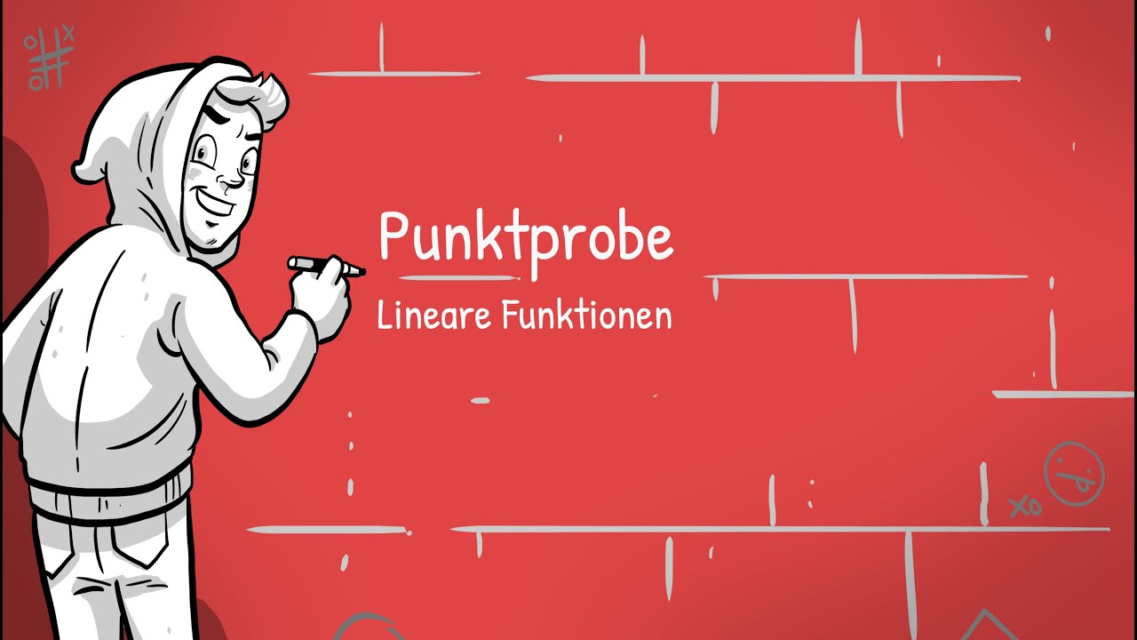 Lineare Funktionen - Die Punktprobe